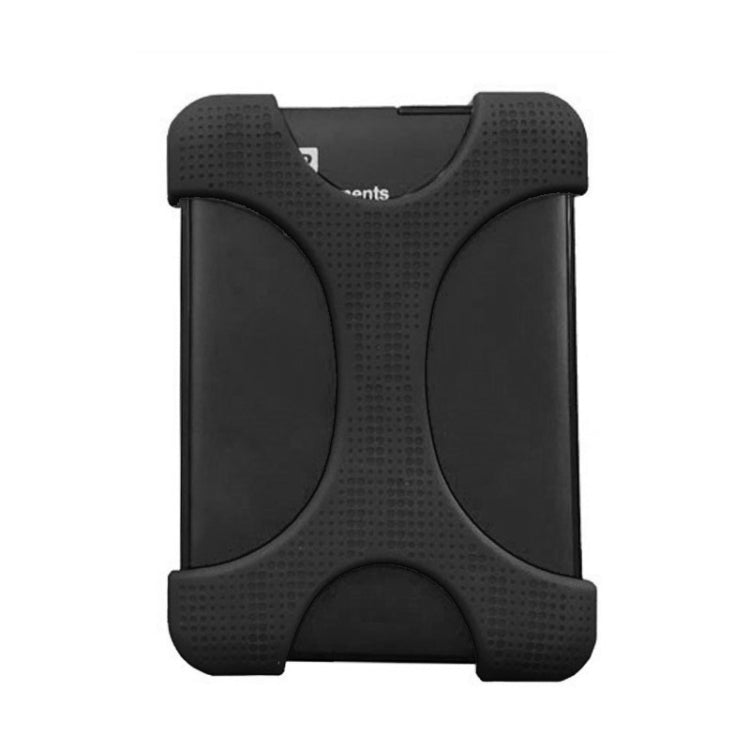 X Type 2.5 inch Hard Drive Disk Silicone Case for WD / SEAGATE / Toshiba, without Hole (Black) by buy2fix