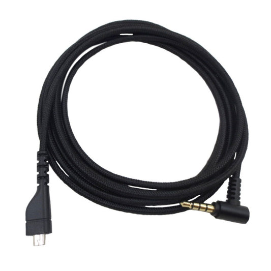 ZS0169 USB Braided Headphone Audio Cable for SteelSeries Arctis 3 / 5 / 7 / Pro(Black) by buy2fix