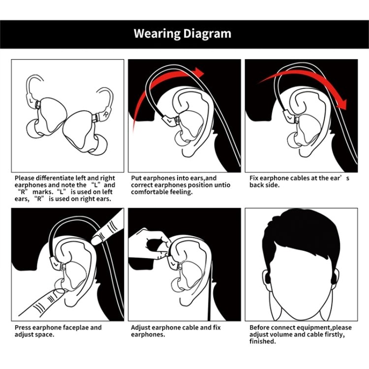 CVJ Liuli 3.5mm In-ear Wired Headphones,Length 1.25m (Red) by CVJ