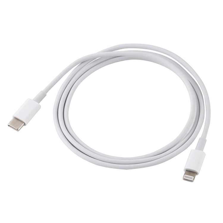 20W 9V/2A 1M USB-C / Type-C to 8 Pin PD Fast Charging Cable for iPhone, iPad, Cable Length: 1m(White) - Normal Style Cable by buy2fix | Online Shopping UK | buy2fix