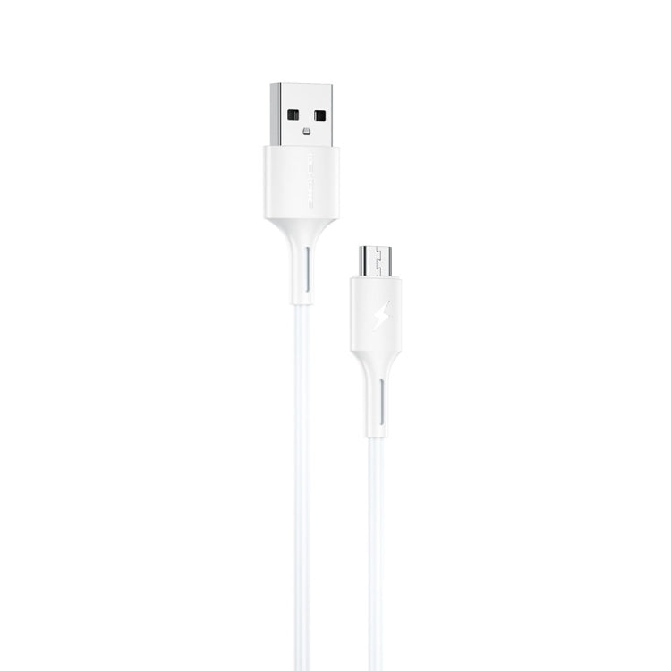 WK WDC-136 USB to Micro USB 3A Fast Charing Data Cable(White) - Micro USB Cable by WK | Online Shopping UK | buy2fix