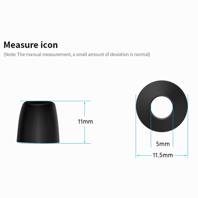A Pair KZ Soft Memory Foam Earbuds For All In-Ear Earphone(Black) - Anti-dust & Ear Caps by KZ | Online Shopping UK | buy2fix