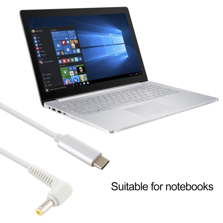 USB-C / Type-C to 5.5 x 2.5mm Laptop Power Charging Cable, Cable Length: about 1.5m - Universal Power Adapter by buy2fix | Online Shopping UK | buy2fix