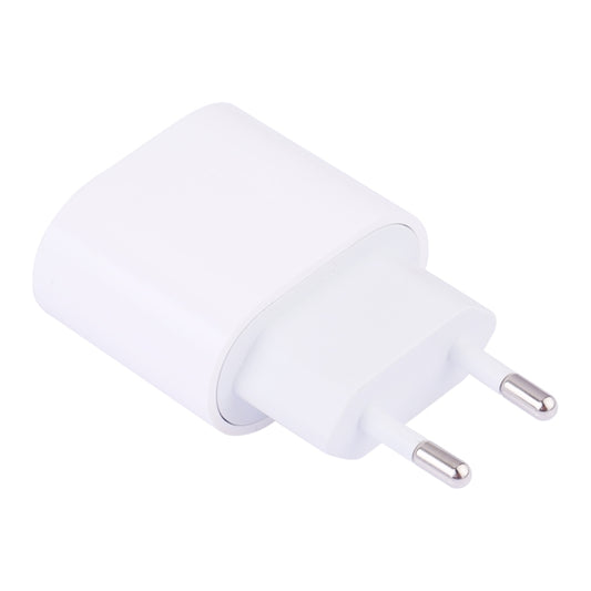 18W Type-C / USB-C PD Quick Charger Power Adapter, EU Plug(White) by buy2fix