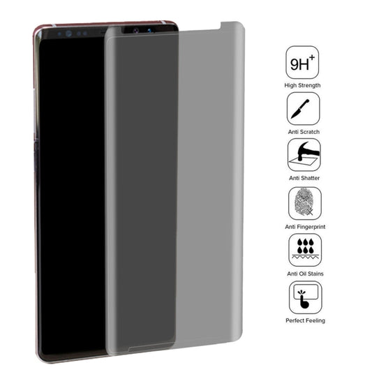 Privacy Anti-glare 0.3mm 9H 3D Curved Edge Tempered Glass Film for Galaxy Note 9 by buy2fix
