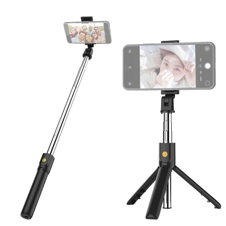 K07 Bluetooth 4.0 Mobile Phone Adjustable Bluetooth Selfie Stick Self-timer Pole Tripod (Black) - Selfie Sticks by buy2fix | Online Shopping UK | buy2fix