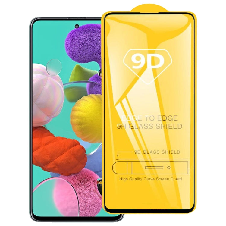 For Galaxy A51 9D Full Glue Full Screen Tempered Glass Film - Galaxy Tempered Glass by buy2fix | Online Shopping UK | buy2fix