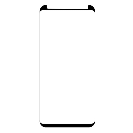 Case Friendly Screen Curved Tempered Glass Film For Galaxy S8 / G950(Black) by buy2fix
