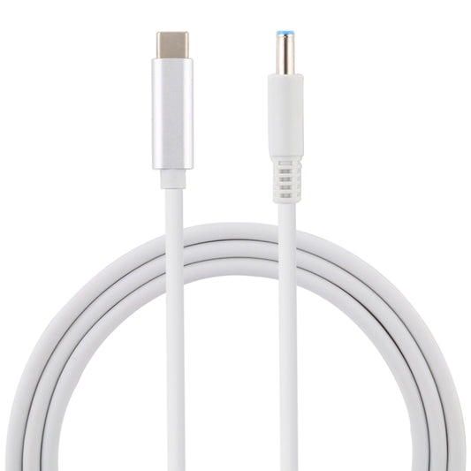 For HP USB-C / Type-C to 4.5 x 3.0mm Laptop Power Charging Cable, Cable Length: about 1.5m(White) - For HP by buy2fix | Online Shopping UK | buy2fix
