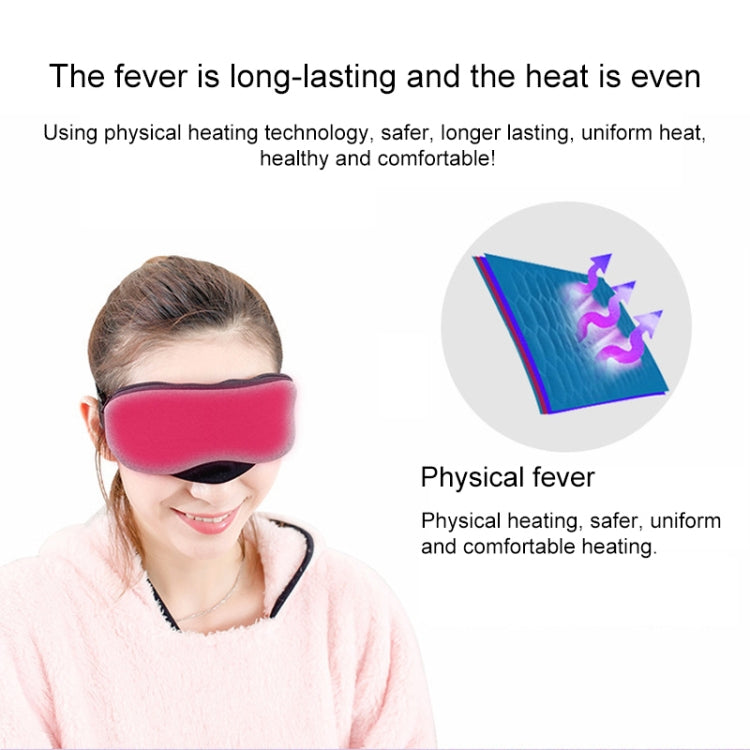 USB Charging Heating Steam Sleep Eye Mask (Grey) - Eye Masks by buy2fix | Online Shopping UK | buy2fix