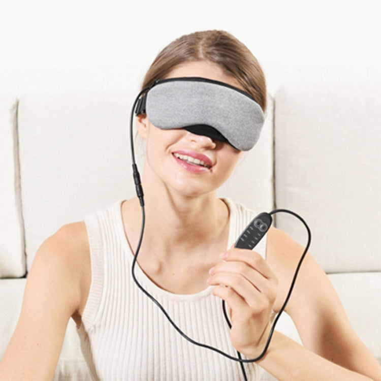 USB Charging Heating Steam Sleep Eye Mask (Grey) - Eye Masks by buy2fix | Online Shopping UK | buy2fix
