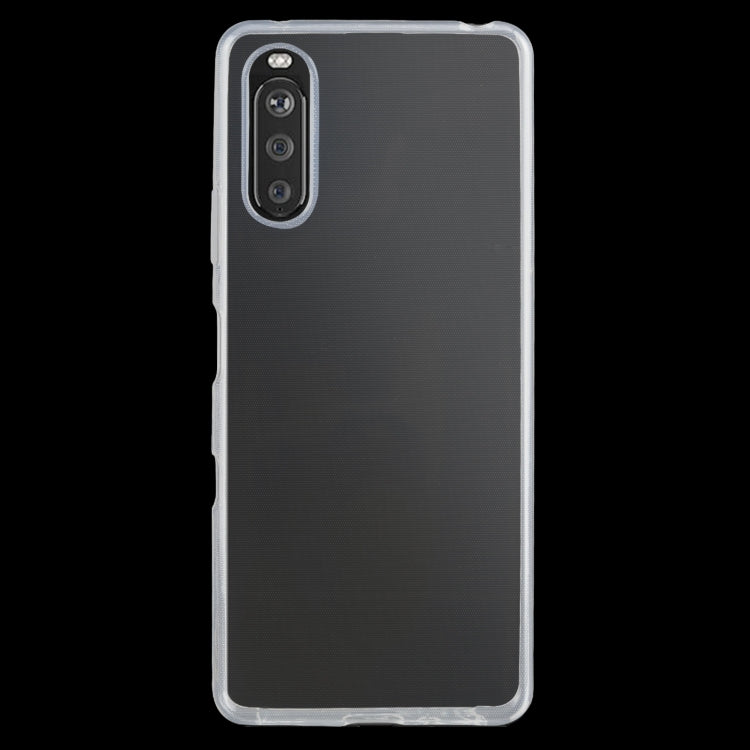 For Sony Xperia 10 III 0.75mm Ultra-thin Transparent TPU Soft Protective Case (Transparent) - Sony Cases by buy2fix | Online Shopping UK | buy2fix