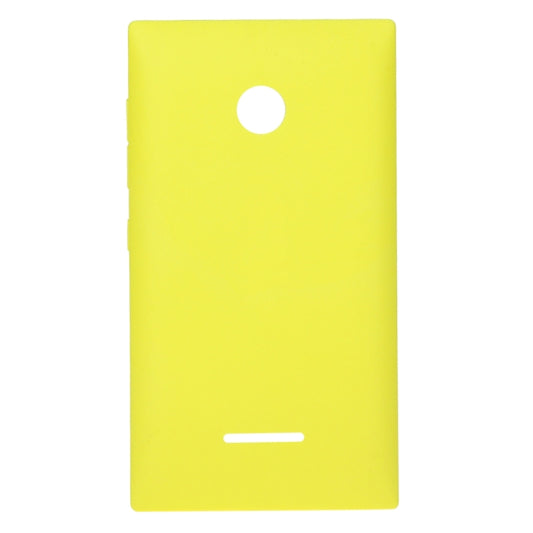 Battery Back Cover for Microsoft Lumia 435(Yellow) - For Microsoft by buy2fix | Online Shopping UK | buy2fix