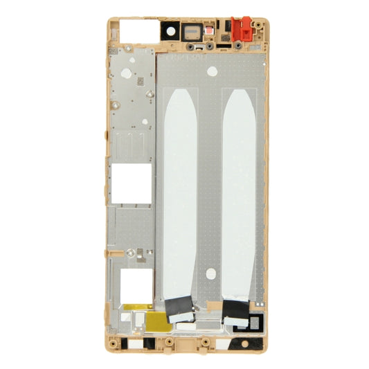 For Huawei P8 Front Housing LCD Frame Bezel Plate(Gold) - Full Housing Cover by buy2fix | Online Shopping UK | buy2fix