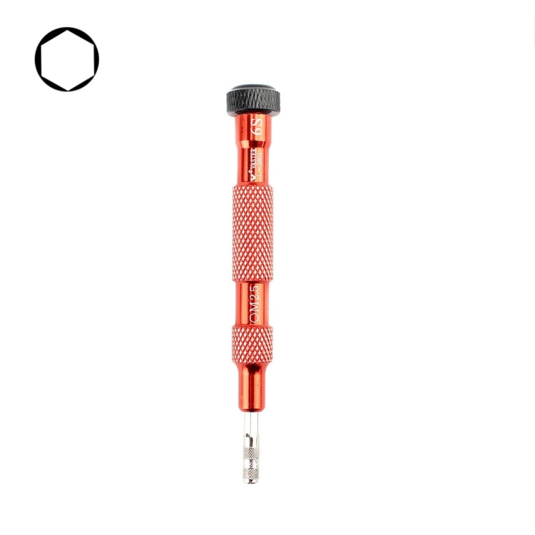 L-3801 For iPhone 6s Middle Plate Professional M2.5 Inner Hexagon Screwdriver Repair Tools(Red) - Screwdriver by buy2fix | Online Shopping UK | buy2fix