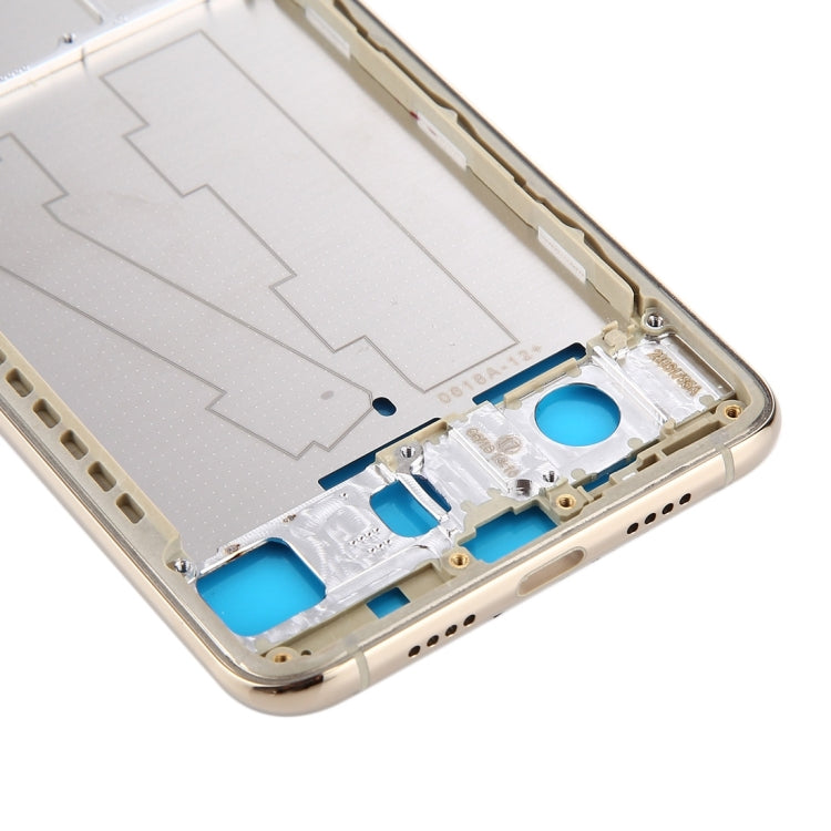 For Xiaomi Mi 6 Front Housing LCD Frame Bezel Plate(Gold) - Frame Bezel Plate by buy2fix | Online Shopping UK | buy2fix