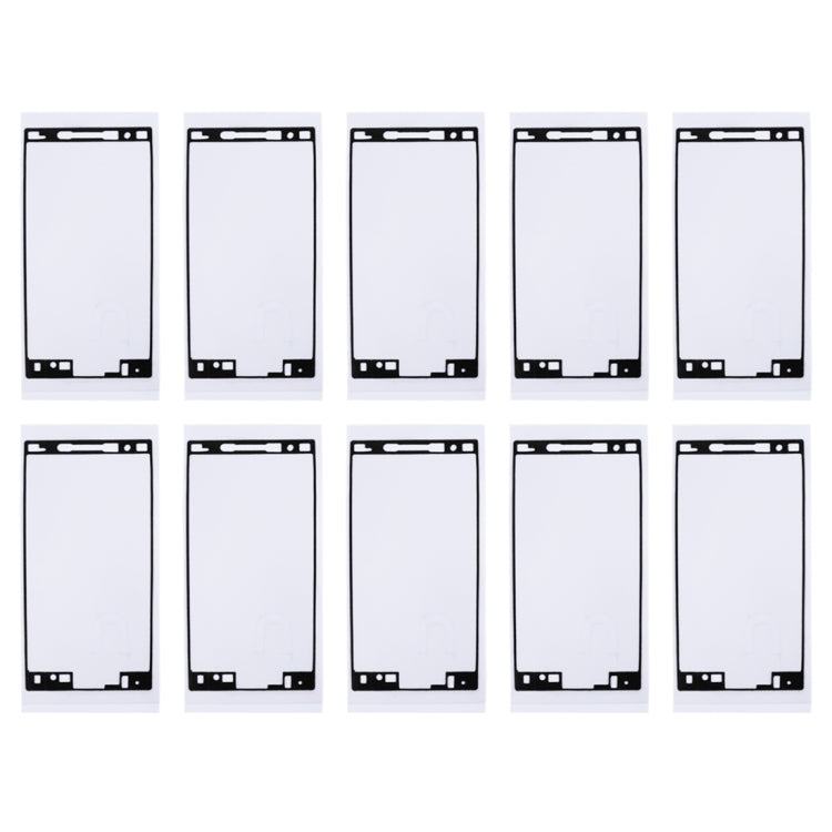 10 PCS for Sony Xperia X Compact / X Mini Front Housing Adhesive - Adhesive Sticker by buy2fix | Online Shopping UK | buy2fix