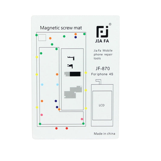 JIAFA Magnetic Screws Mat for iPhone 4S by JIAFA