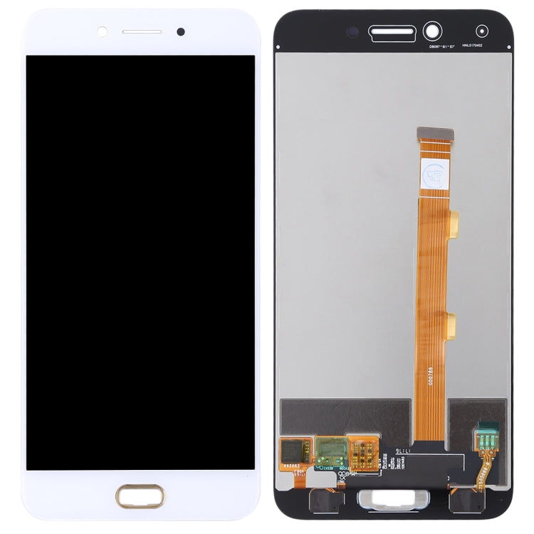 TFT LCD Screen for OPPO A77 with Digitizer Full Assembly(White) - LCD Screen by buy2fix | Online Shopping UK | buy2fix