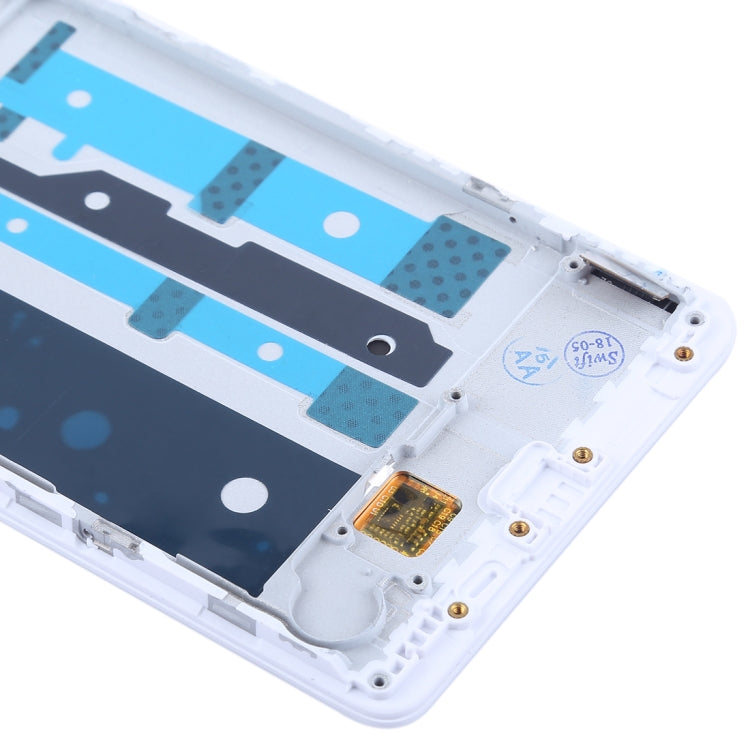 TFT LCD Screen for OPPO R7s Digitizer Full Assembly with Frame(White) - LCD Screen by buy2fix | Online Shopping UK | buy2fix