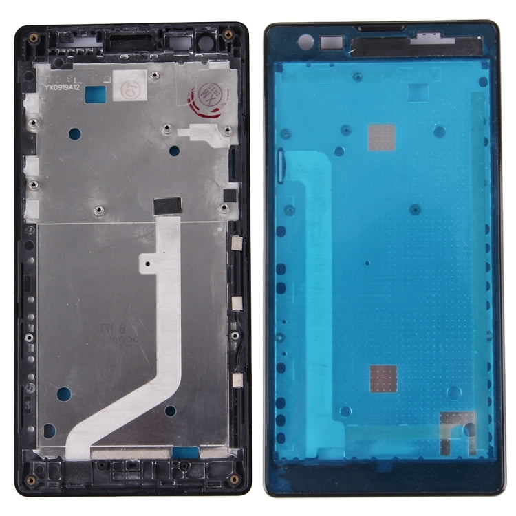 For Xiaomi Redmi (4G Version) Front Housing LCD Frame Bezel(Black) - Frame Bezel Plate by buy2fix | Online Shopping UK | buy2fix