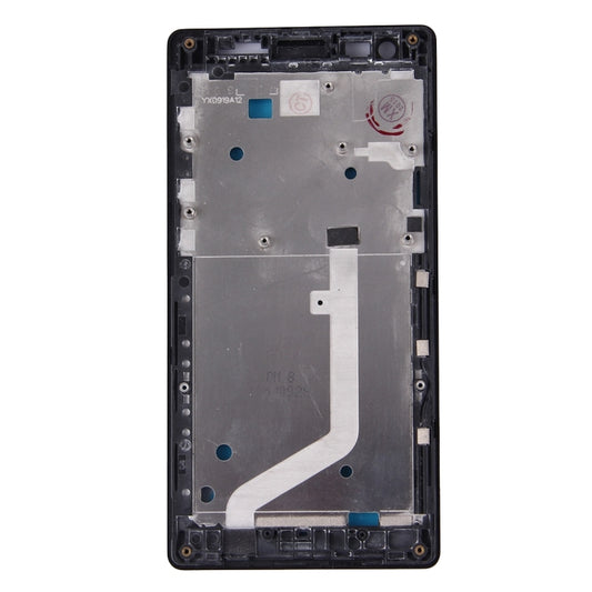 For Xiaomi Redmi (4G Version) Front Housing LCD Frame Bezel(Black) - Frame Bezel Plate by buy2fix | Online Shopping UK | buy2fix