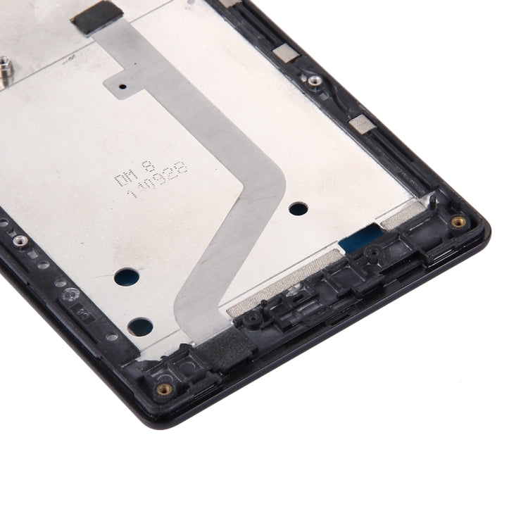 For Xiaomi Redmi (4G Version) Front Housing LCD Frame Bezel(Black) - Frame Bezel Plate by buy2fix | Online Shopping UK | buy2fix