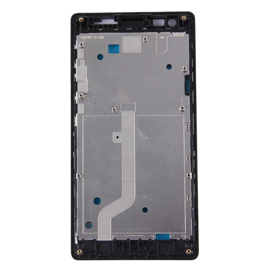 For Xiaomi Redmi (3G Version) Front Housing LCD Frame Bezel(Black) - Frame Bezel Plate by buy2fix | Online Shopping UK | buy2fix