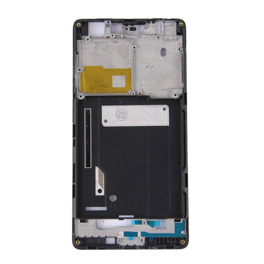 For Xiaomi Mi 4c Front Housing LCD Frame Bezel(Black) - Frame Bezel Plate by buy2fix | Online Shopping UK | buy2fix