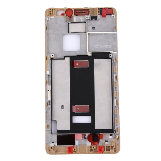 For Huawei Mate S Front Housing LCD Frame Bezel Plate(Gold) - Full Housing Cover by buy2fix | Online Shopping UK | buy2fix