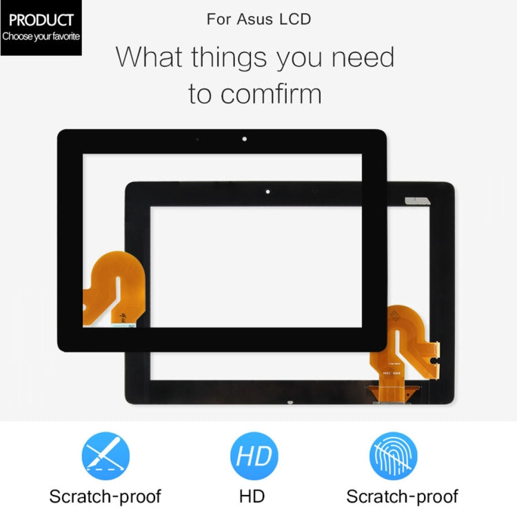 Touch Panel Digitizer for ASUS Pad MeMO FHD 10 / ME301 / ME302 / ME302C / ME302KL / K005 / 5449N / K00A(Black) - Touch Panel by buy2fix | Online Shopping UK | buy2fix
