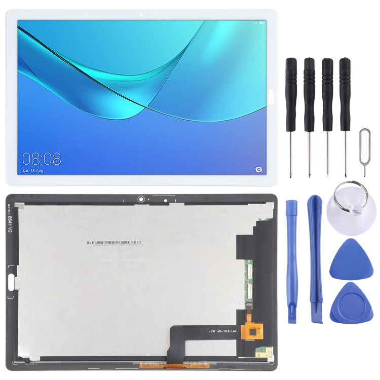 OEM LCD Screen for Huawei MediaPad M5 10.8 inch / CMR-AL19 / CMR-W19 with Digitizer Full Assembly (White) - LCD Screen by buy2fix | Online Shopping UK | buy2fix