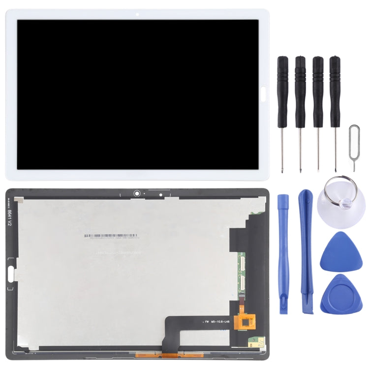 OEM LCD Screen for Huawei MediaPad M5 10.8 inch / CMR-AL19 / CMR-W19 with Digitizer Full Assembly (White) - LCD Screen by buy2fix | Online Shopping UK | buy2fix