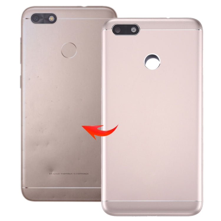 for Huawei Enjoy 7 / P9 Lite Mini / Y6 Pro (2017) Back Cover(Gold) - Back Cover by buy2fix | Online Shopping UK | buy2fix