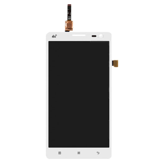 OEM LCD Screen for Lenovo S856 with Digitizer Full Assembly (White) by buy2fix