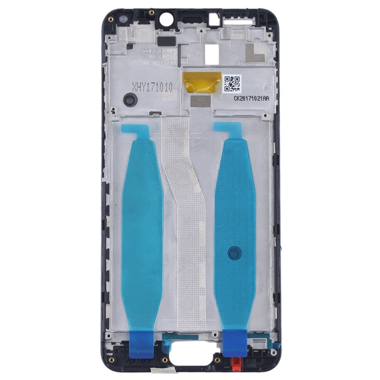 Front Housing LCD Frame Bezel Plate for Asus Zenfone 4 Max ZC554KL X00IS X00ID(Black) - Frame Bezel Plate by buy2fix | Online Shopping UK | buy2fix