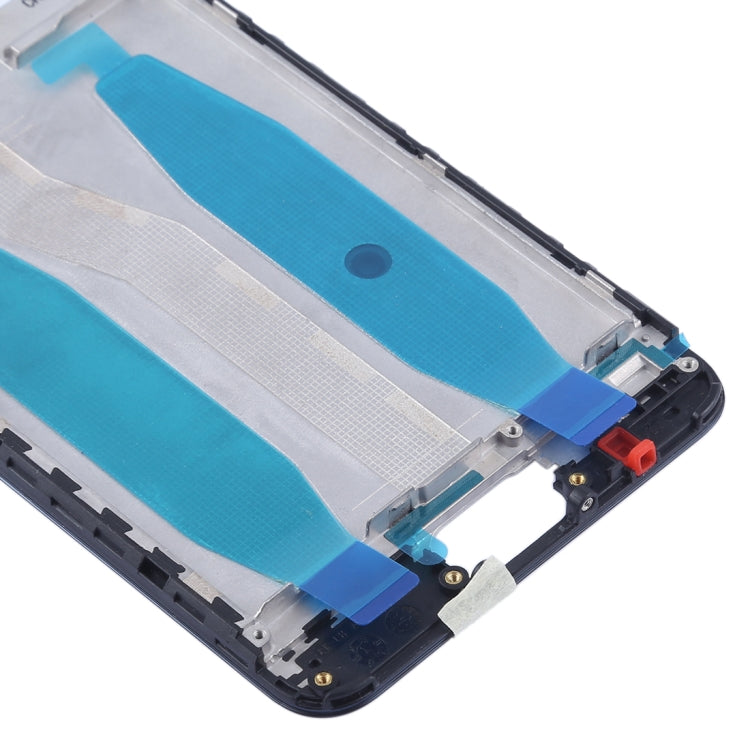 Front Housing LCD Frame Bezel Plate for Asus Zenfone 4 Max ZC554KL X00IS X00ID(Black) - Frame Bezel Plate by buy2fix | Online Shopping UK | buy2fix