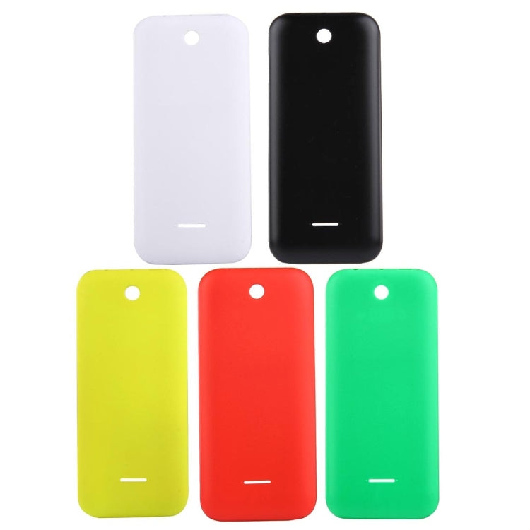 Solid Color Plastic Battery Back Cover for Nokia 225 (Black) by buy2fix