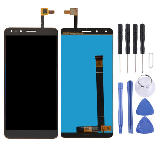 OEM LCD Screen for Alcatel Pop 4 7070 / OT-7070 / OT7070 / 7070X / 7070Q / 7070A / 7070I with Digitizer Full Assembly (Black) by buy2fix
