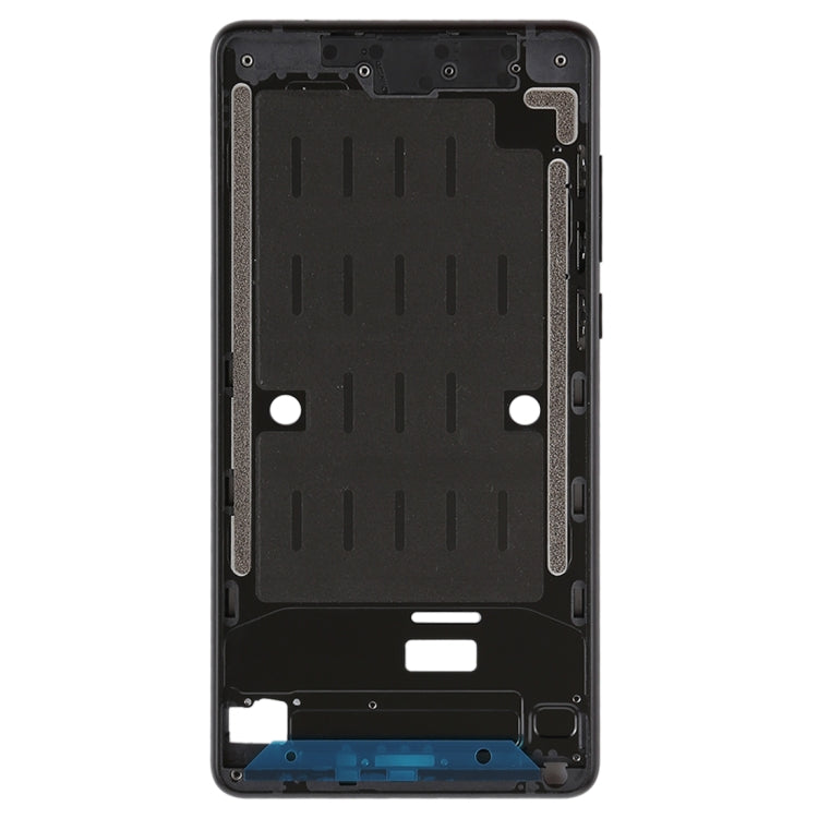Middle Frame Bezel with Side Keys for Xiaomi Mi Mix2 (Black) - Frame Bezel Plate by buy2fix | Online Shopping UK | buy2fix