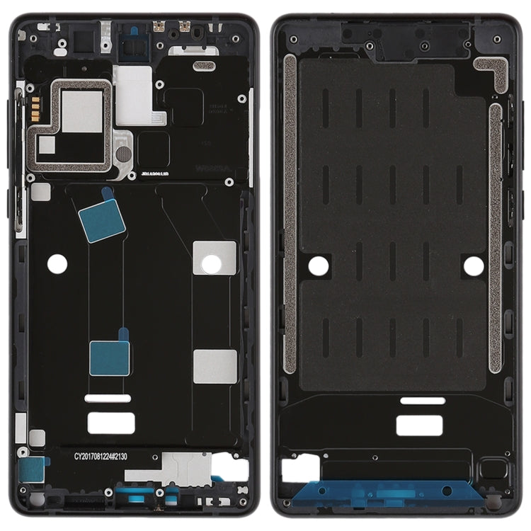 Middle Frame Bezel with Side Keys for Xiaomi Mi Mix2 (Black) - Frame Bezel Plate by buy2fix | Online Shopping UK | buy2fix