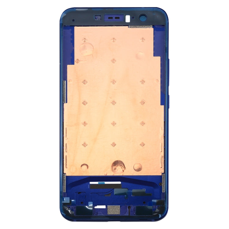 for HTC U11 Front Housing LCD Frame Bezel Plate(Dark Blue) - Full Housing Cover by buy2fix | Online Shopping UK | buy2fix