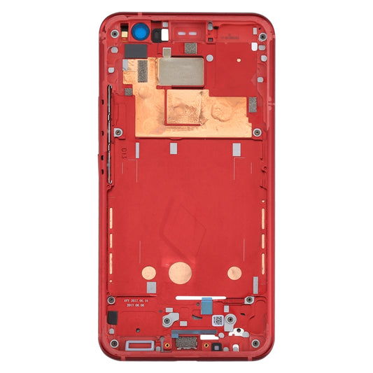 Front Housing LCD Frame Bezel Plate for HTC U11(Red) by buy2fix