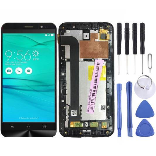 OEM LCD Screen for Asus Zenfone GO ZB552KL X007D Digitizer Full Assembly with Frame(Black) by buy2fix