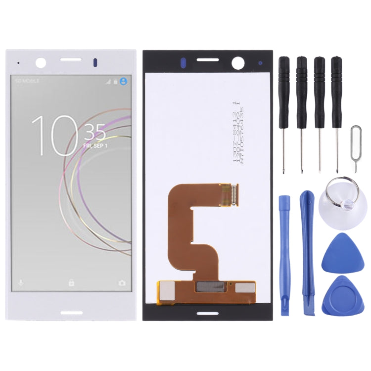 LCD Screen and Digitizer Full Assembly for Sony Xperia XZ1 Compact(Silver) - LCD Screen by buy2fix | Online Shopping UK | buy2fix