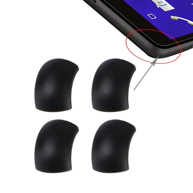 4 PCS Front Bezel Edge for Sony Xperia C4(Black) by buy2fix