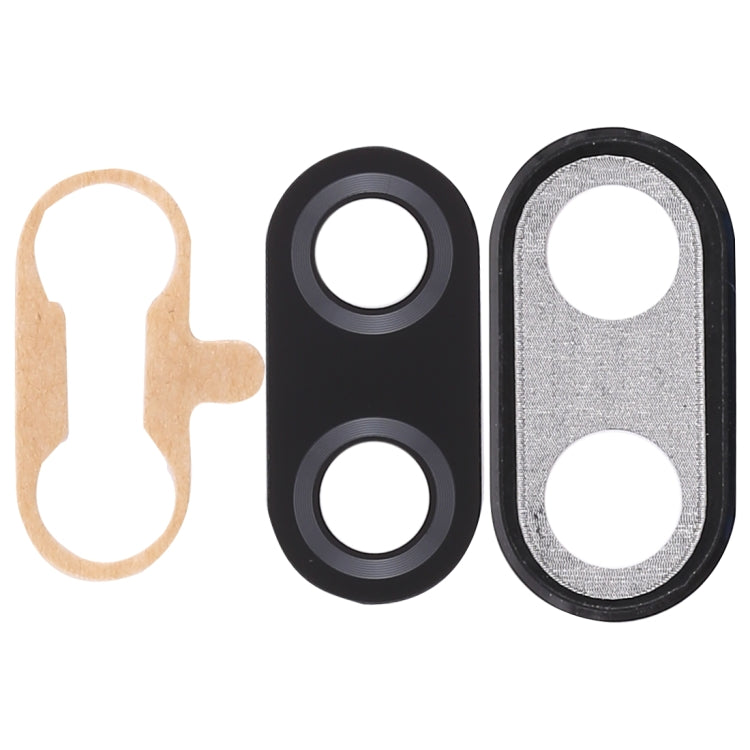 For Huawei Nova 3i 10pcs Back Camera Bezel with Lens Cover & Adhesive (Black) - Camera Series by buy2fix | Online Shopping UK | buy2fix