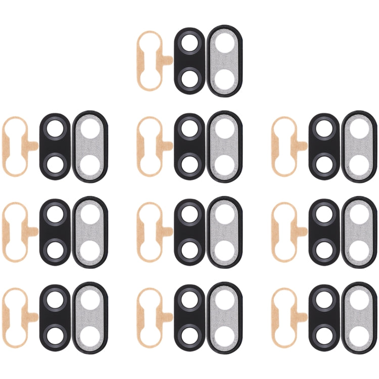 For Huawei Nova 3i 10pcs Back Camera Bezel with Lens Cover & Adhesive (Black) - Camera Series by buy2fix | Online Shopping UK | buy2fix