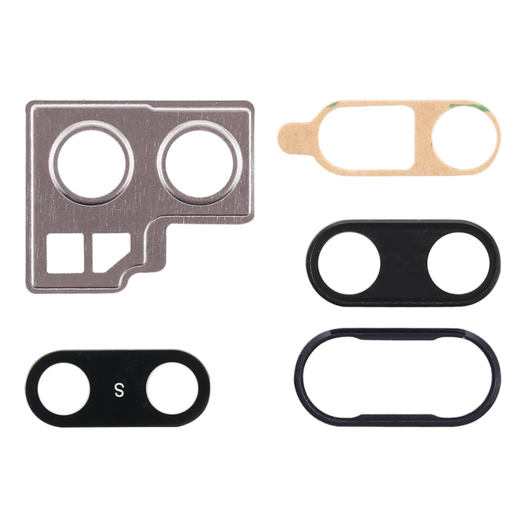 For Huawei P20 10pcs Back Camera Bezel with Lens Cover & Adhesive - Camera Series by buy2fix | Online Shopping UK | buy2fix