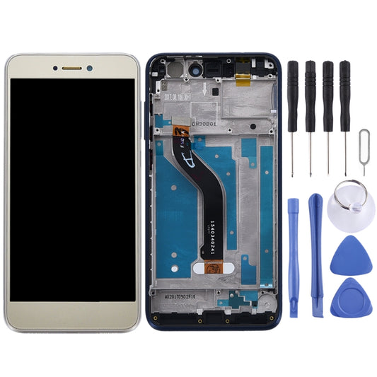OEM LCD Screen for Huawei Honor 8 Lite Digitizer Full Assembly with Frame (Gold) by buy2fix